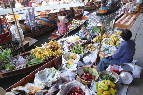 Marché flottant